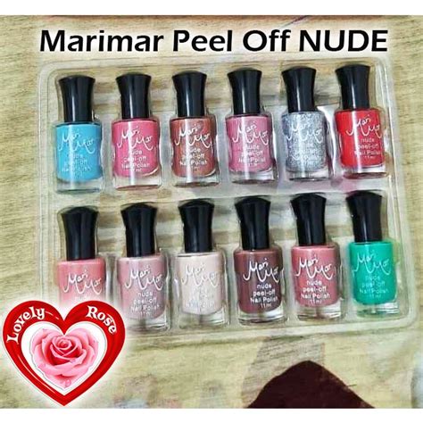 Jual MARIMAR KUTEK No NUDE PEEL OFF HARGA PER BOX PER PACK Shopee Indonesia