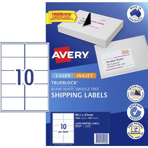10 Up Label Template