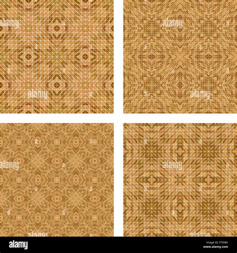Tiled Mosaic Floor Design Set Stock Vector Image And Art Alamy