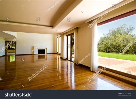 empty big living room stock photo  shutterstock