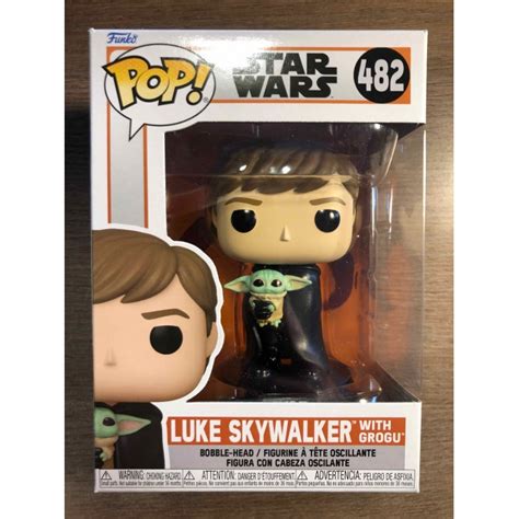 Funko Pop Star Wars Mandalorian Luke Skywalker With Grogu