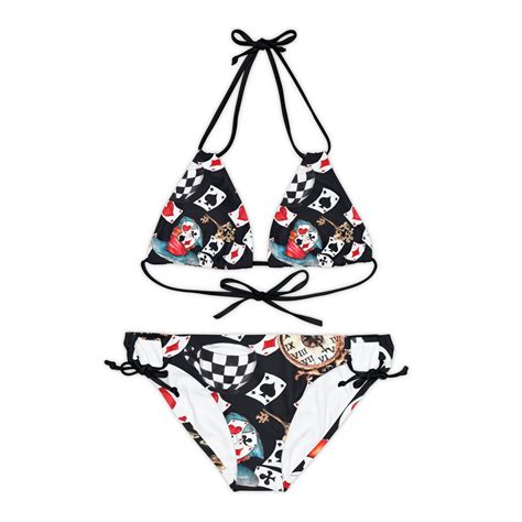 Alice In Wonderland Bikini Set Etsy