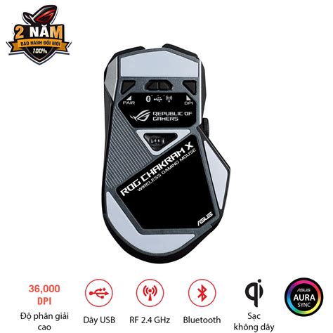 Chuột Asus Rog Chakram X Wireless Rgb