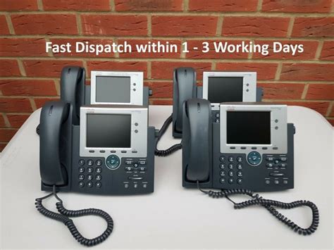 Cisco IP Phone with Colour Display. Cisco Unified IP Phone 7945G | eBay ...