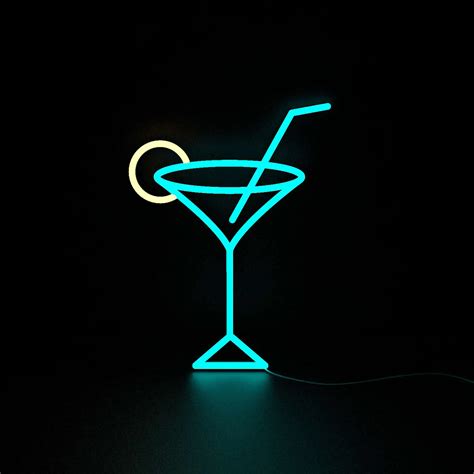 cocktail bar hineon custom neon sign