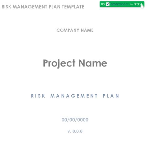15+ Official Risk Management Plan Templates [Word & Excel] – Templates Show