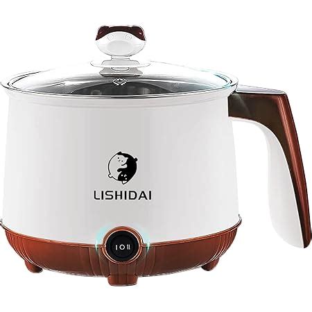 Amazon Dezin Electric Hot Pot L Portable Ramen Cooker With Nonstick Coating Mini Hot