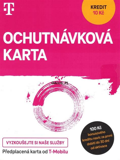 Купить Чешская сим-карта Чешский анонимный стартовый T-mobile 10 крон ...