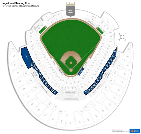 Top 97 Pictures Kansas City Royals Kauffman Stadium Seating Chart Stunning