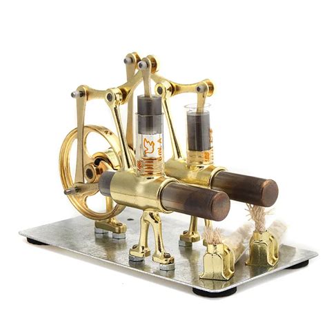 Паровой мини-двигатель одноцилиндровый двигатель модель Stirling Модель ...
