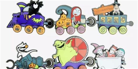 The Nightmare Before Christmas Train Blind Box Pin Set At Hot Topic Disney Pins Blog