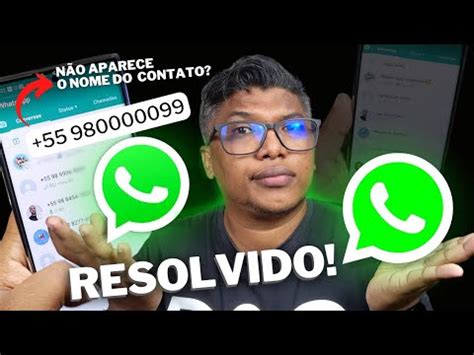 Nome do contato não aparece no WhatsApp Veja como resolver YouTube