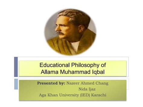 Allama Iqbal And Education Ppt