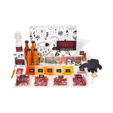 The Good Hurt Fuego Extreme Diy Hot Sauce Gift Set Walmart