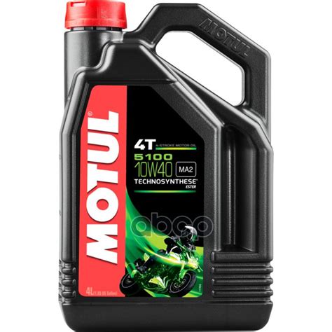 Масло моторное MOTUL motul масло для мотоциклов 10W-40 Синтетическое 4 ...