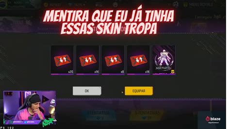 Rea Ao Do Nobru Ao Pegar A Skin Imortal E Descobrir Que Ja Tinha Essa