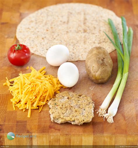 Crunchy Breakfast Wrap for Two Recipe