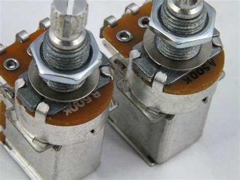 Alpha Push Pull Pots Log A Or Linear B K Dpdt Potentiometers