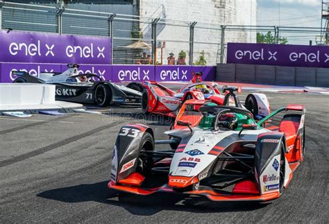 Rene Rast Of Audi Sport Abt Schaeffler Racing Team Driving Formula E