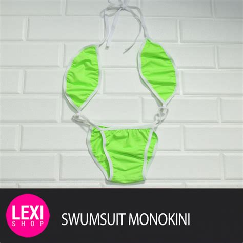 Monokini Lingerie Set Bikini G String Lingerie Wanita Lazada Indonesia