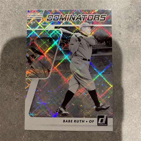2021 Panini Donruss Dominators BABE RUTH Rapture Parallel DOM3 New