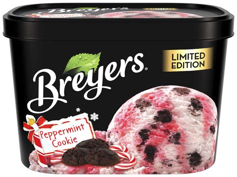 Breyers Limited Edition Peppermint Cookie Frozen Dairy Dessert Shop