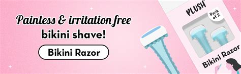 Plush Reusable Bikini Razor For Women 2 Pcs Best Razor For Shaving