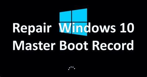 SOLVED How To Fix MBR Windows 10 WindowsClassroom