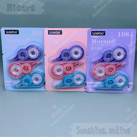 3in1 WB-8339 Morandi Correction Tape WEIBO Office good partner | Lazada PH