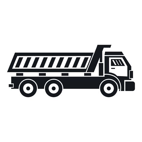 Truck icon, simple style 14646699 Vector Art at Vecteezy