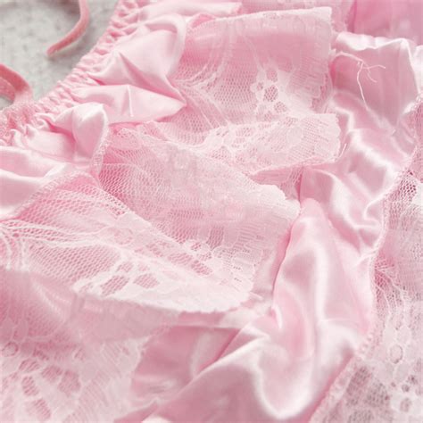 Pink Halter Backless Lace Princess Temptation Lingerie Sleepwear Dress N