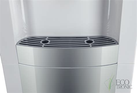 Кулеры для воды :: Кулер "Экочип" V21-LE white-silver с эл. охлаждением
