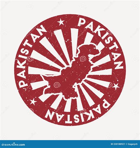 Pakistan Immigration Visa. Closeup Visa To Pakistan Focusing On Word