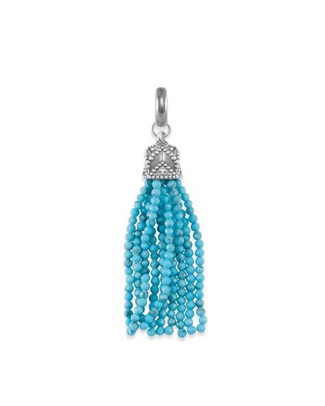 Beaded Tassel Charm In Turquoise Magnesite Kendra Scott