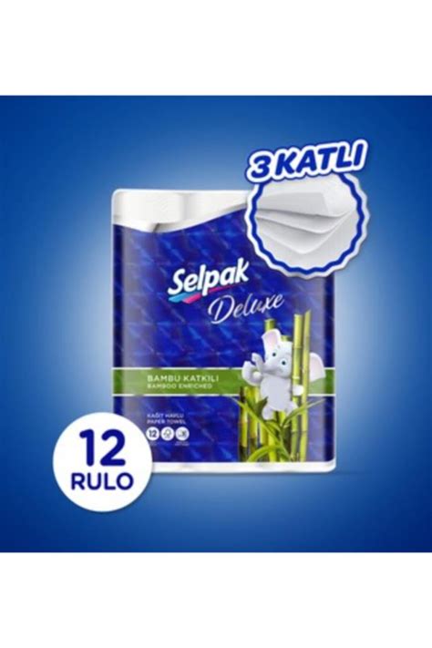 Selpak Deluxe Bambu Katk L Ka T Havlu Li Adet Marko S Permarket