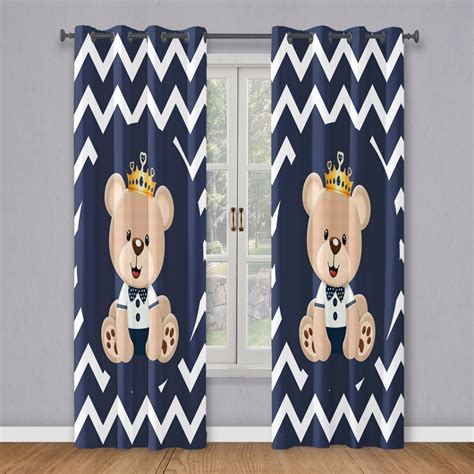Cortina Para Quarto De Bebe Menino - CORTINA PARA QUARTO DE BEBÊ URSINHO PRINCIPE PARA QUARTO DE MENINO 3M ...