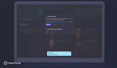Invite Links – Quest Portal