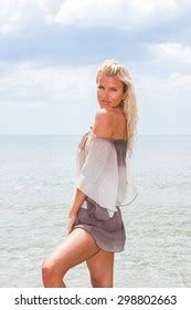 Стоковая фотография 80790895 Sexy Beach Girl Micro Bikini Shutterstock