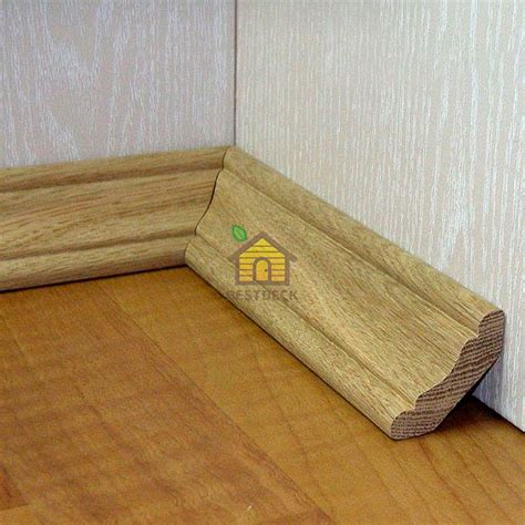 Плинтус из дуба профиль евро для внутренней отделки