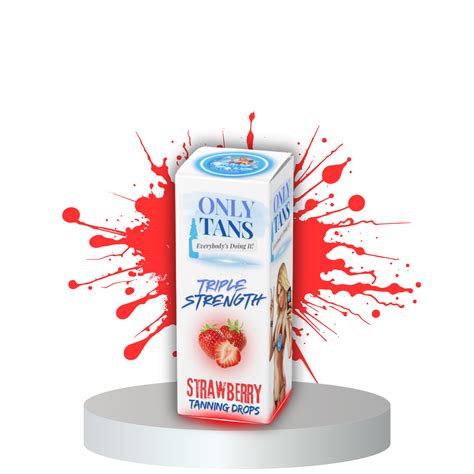 Triple Strength Strawberry Tanning Drops – OnlyTans
