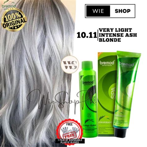 Bremod Very Light Intense Ash Blonde Set With Oxidizer Or Lazada PH
