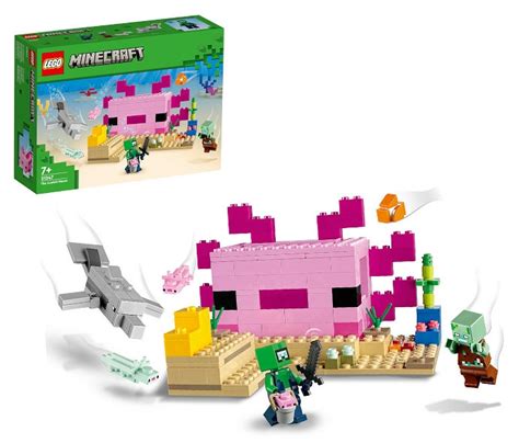 LEGO Minecraft Dom aksolotla 21247 - Sklep Internetowy Kraina Zabawek