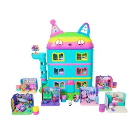 Dreamworks Gabby’S Celebration Dollhouse And Deluxe Rooms Set, 1 unit ...