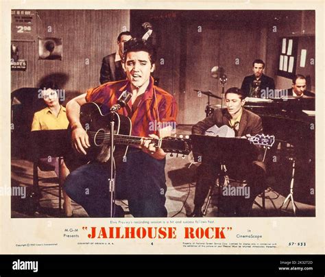 elvis presley   guitar singing jailhouse rock mgm