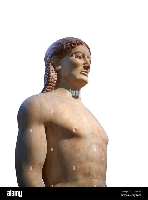 Mable Parian Arcaico Griego Antiguo Estatua De Un Kouros Encontrado En