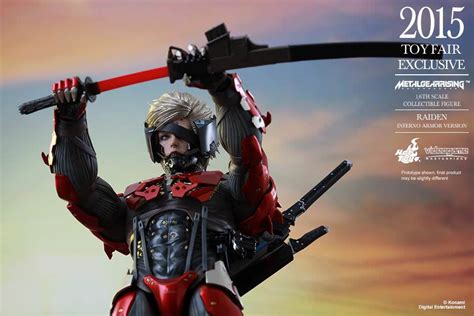 Hot Toys VGM Metal Gear Rising Revengeance Raiden Inferno Armor Hot Toys Complete