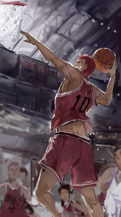 Slamdunk Rukawa Sakuragi Sendoh Maki Sports Rukawa Kaede Hd Wallpaper