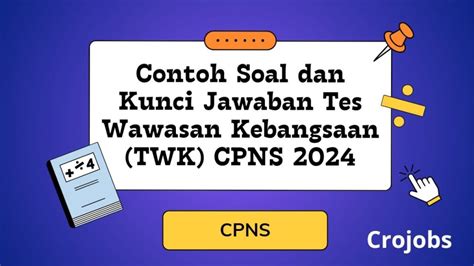 Twk Tes Wawasan Kebangsaan Cpns