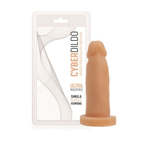 Pênis Realístico 6 Vértebra em Cyber Skin Adão e Eva 14 5 x 4 cm Sex Shop Flower Love