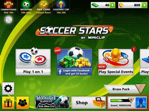 Find your User ID in Soccer Stars – Miniclip Player Experience